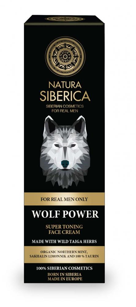 Natura Siberica Super tonizujúci krém na tvár Sila vlka 50 ml