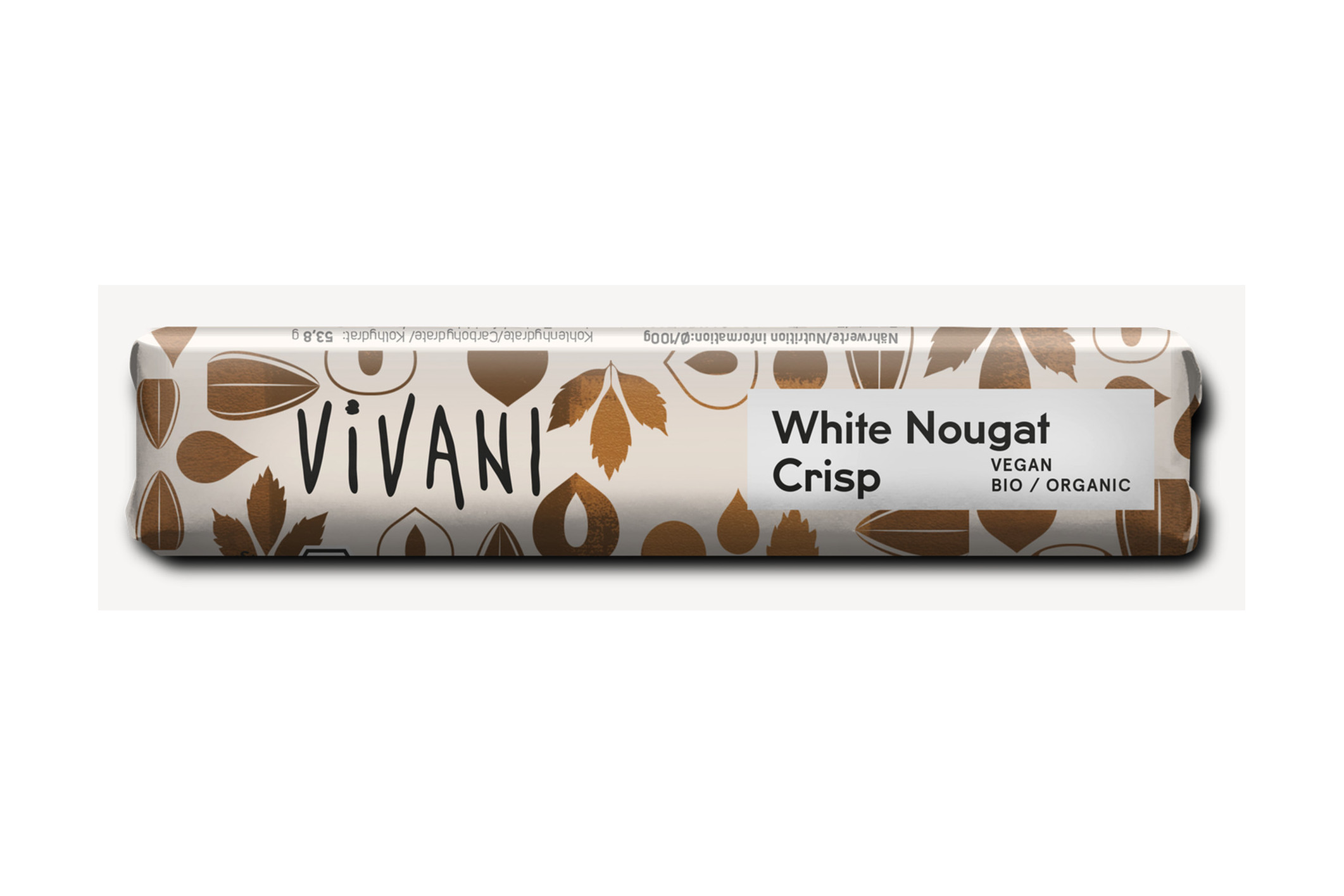 Cokolada Vivani ryžová biely nugát 35g