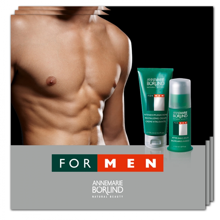 FOR MEN -  Revitalizačný krém + Balzam po holení - VZORKA 