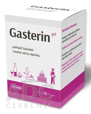 GASTERIN gél - RosenPharma vrecúška 1x20 ks