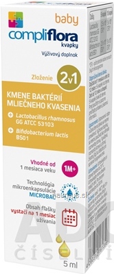Pamex Pharmaceuticals GmbH compliflora baby kvapky pre deti (1M+) 1x5 ml