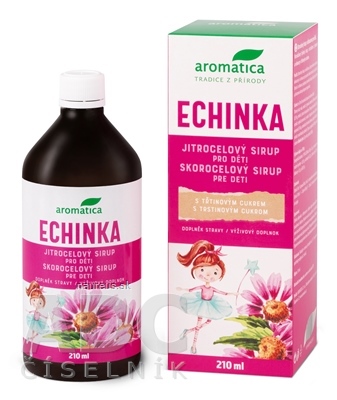 AROMATICA CZ s.r.o aromatica ECHINKA Skorocelový SIRUP pre deti s echinaceou (inov.2022) 1x210 ml