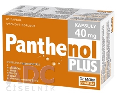Dr. Müller Pharma s.r.o. Dr. Müller Panthenol PLUS 40 mg cps 1x60 ks