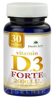 Ľubomír Drgáň - TRIX Pharma Activ Vitamin D3 FORTE 2000 I.U. tbl 1x30 ks