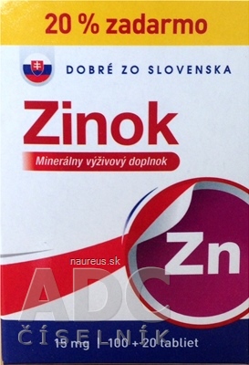 Dobré z SK Zinok 15 mg tbl 100+20 zadarmo (120 ks)