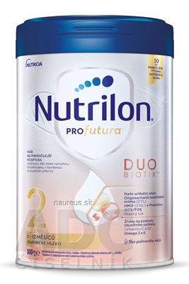 Nutricia Cuijk B.V. Nutrilon 2 Profutura Duobiotik následná dojčenská výživa (6-12 mesiacov) 1x800 g