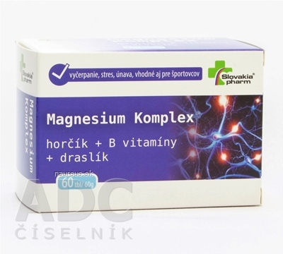 Slovakiapharm Magnesium Komplex tbl 1x60 ks