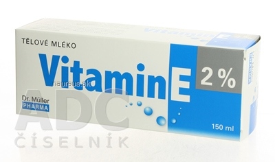 Dr. Müller Pharma s.r.o. Dr. Müller VITAMÍN E 2% Telové mlieko 1x150 ml 150ml