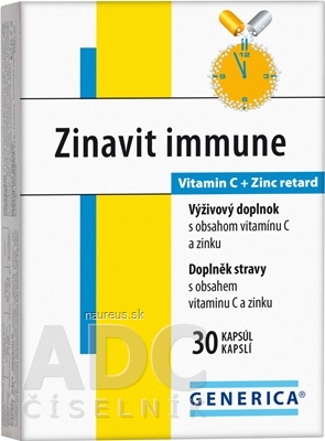 GENERICA spol. s r.o. GENERICA Zinavit immune cps 1x30 ks 30 ks