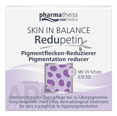 Dr. Theiss Naturwaren GmbH SIB REDUPETIN Denný krém na redukciu pigmentových škvŕn, SPF 20, 1x50 ml 50 ml