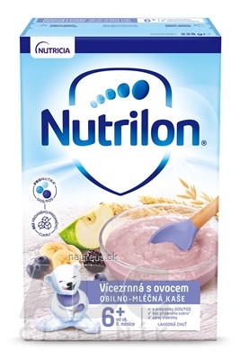 NUTRICIA Zakłady Produkcyjne Sp. z o.o. Nutrilon obilno-mliečna kaša viaczrnná s ovocím (od ukonč. 6. mesiaca), 1x225 g