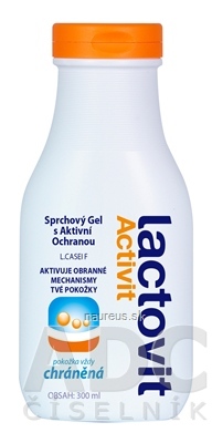 AC MARCA Czech Republic s.r.o. Lactovit Activit Sprchový gel s aktívnou ochranou 1x300 ml 300 ml