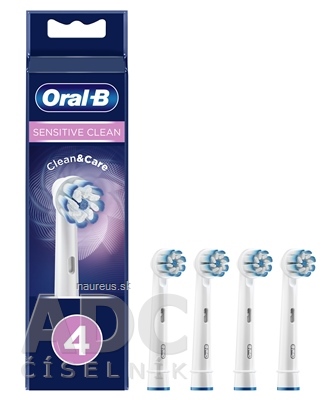 PROCTER & GAMBLE Oral-B SENSITIVE CLEAN čistiace náhradné hlavice 1x4 ks