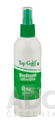 Chemek laboratoře,spol. s r.o. TOP GOLD Deodorant s chlorofylom+Tea Tree Oil sprej 1x150 g 150 g