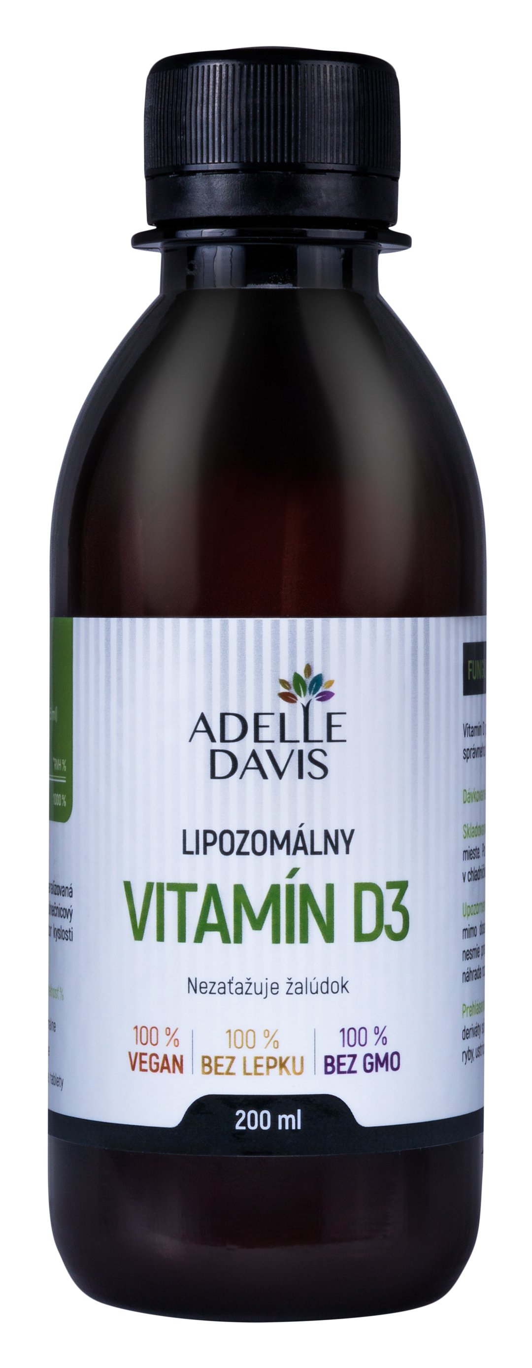 Adelle Davis - Lipozomálny vitamín D3, 200ml