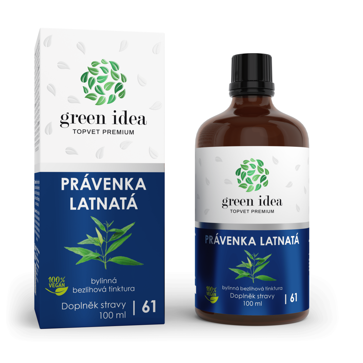 GREEN IDEA Právenka latnatá - bezliehová tinktúra 100 ml