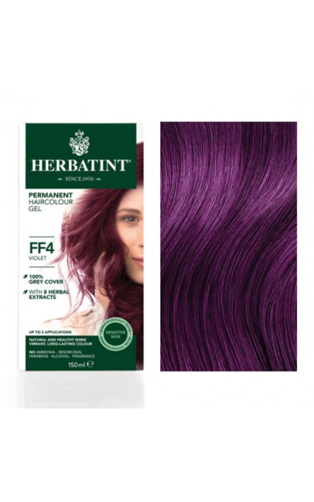 HERBATINT HERBATINT FF4 fialová permanentná farba na vlasy 150 ml