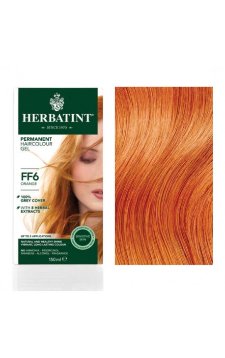 HERBATINT FF6 oranžová permanentná farba na vlasy 