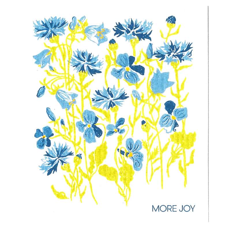 More Joy Modré kvety- utierka