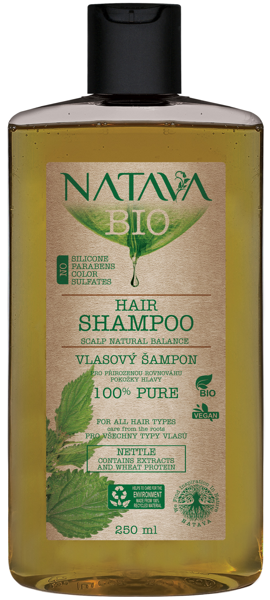 Šampón Žihľava - prirodzená rovnováha vlasovej pokožky