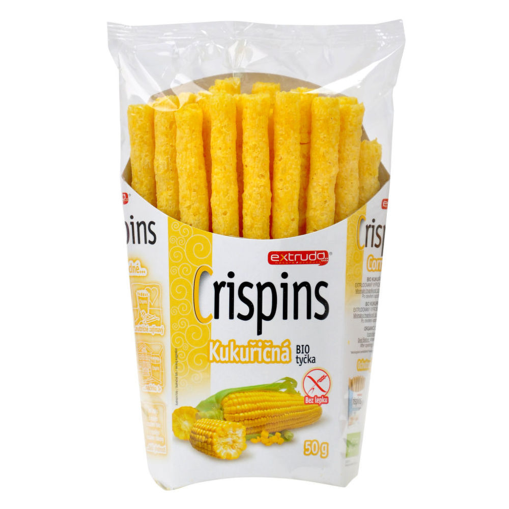 Tyčinky kukuričné Crispins bezlepkové 50 g BIO