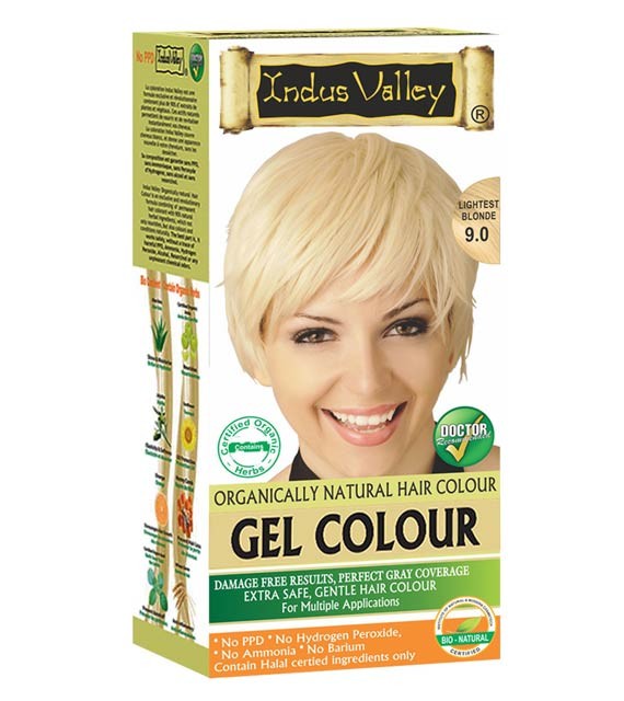 Gelová farba na vlasy Blond 9.0