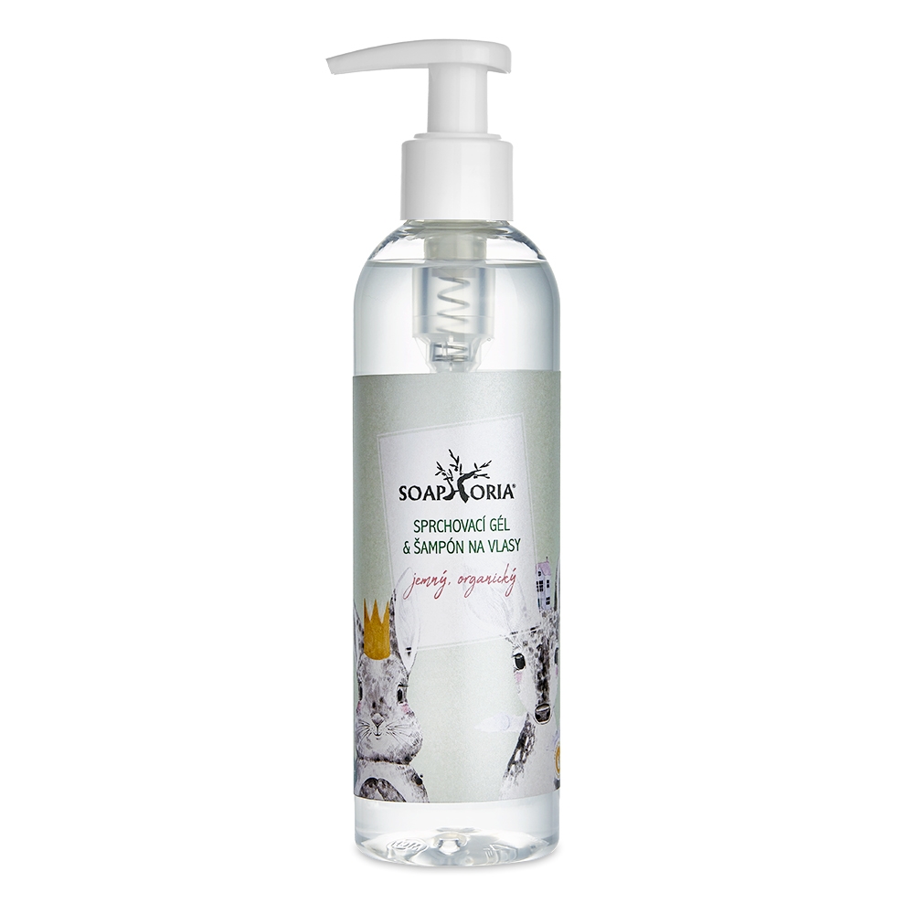 SOAPHORIA Organický sprchovací gél & šampón na vlasy 250 ml