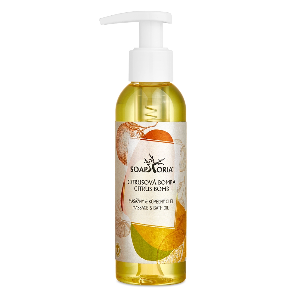 Citrusová bomba(Plody šťastia) - organický masážny olej